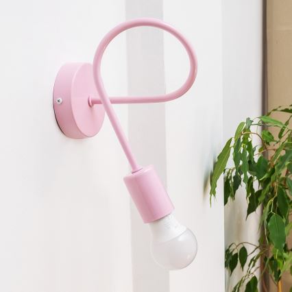 Applique murale OXFORD 1xE27/15W/230V rose