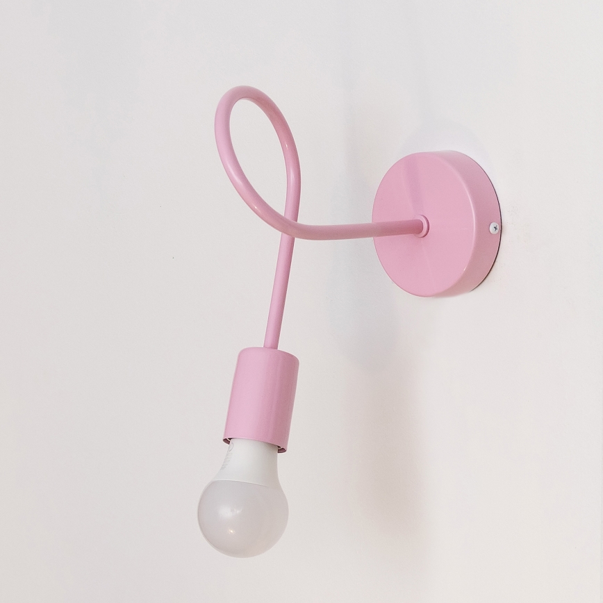 Applique murale OXFORD 1xE27/15W/230V rose