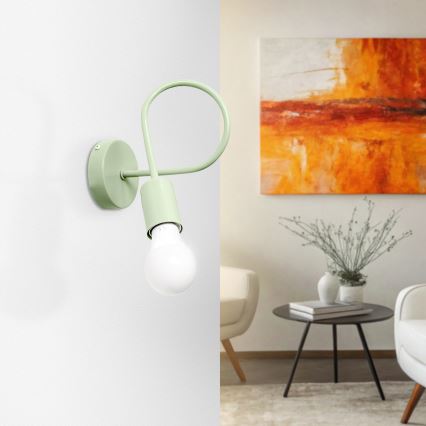 Applique murale OXFORD 1xE27/15W/230V verte