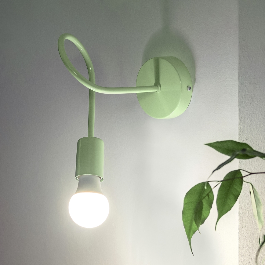 Applique murale OXFORD 1xE27/15W/230V verte
