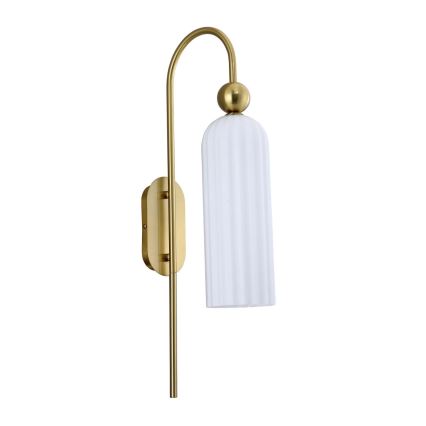 Applique murale PIEGA 1xE14/40W/230V laiton/blanc