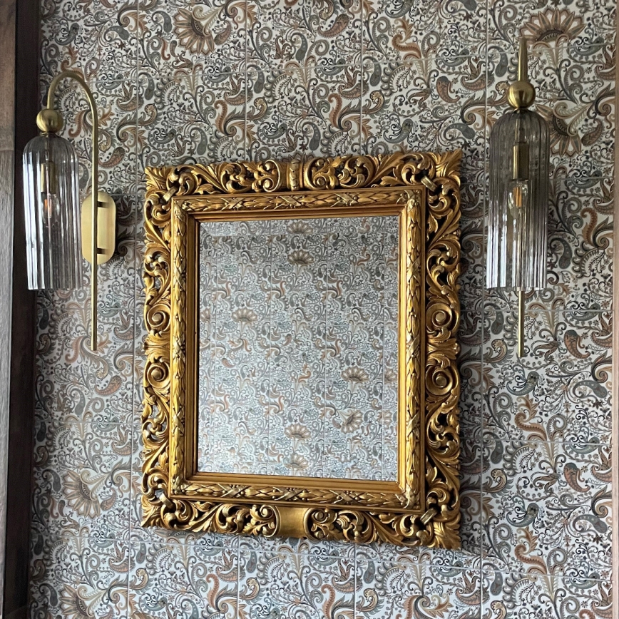 Applique murale PIEGA 1xE14/40W/230V laiton/noir fumé