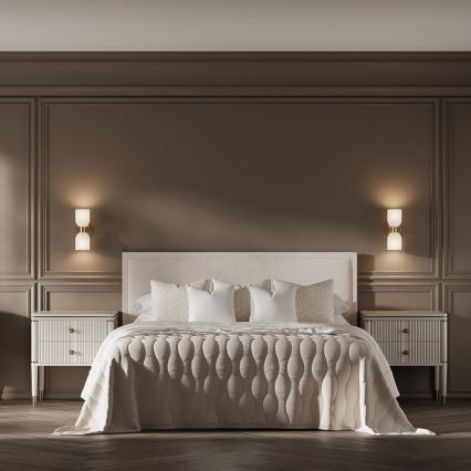 Applique murale PIEGA 2xE14/10W/230V laiton/blanc