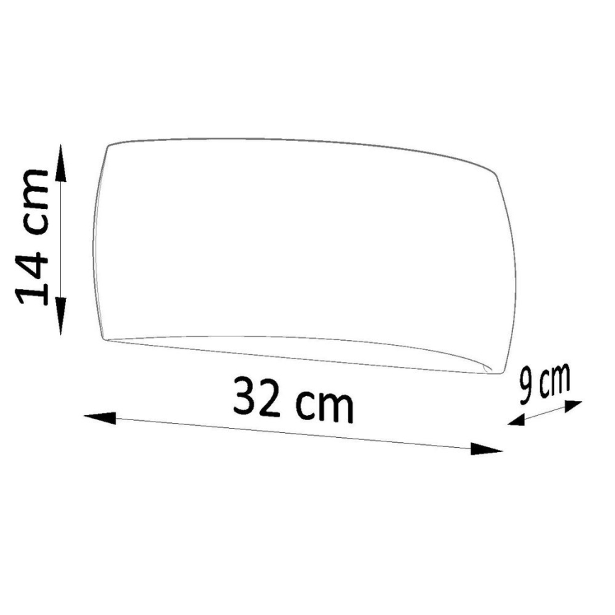 Applique murale PONTIUS 1xG9/60W/230V noire
