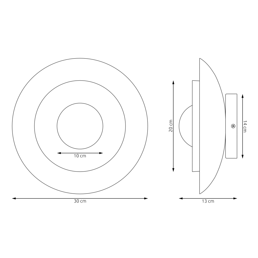 Applique murale POPPI 1xG9/8W/230V beige/blanc