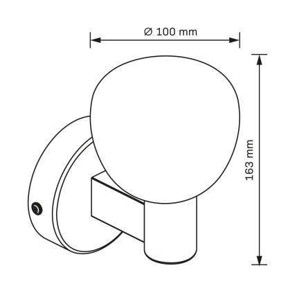 Applique murale pour salle de bains POLA 1xG9/5W/230V IP44 noir/transparent