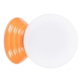 Applique murale pour salle de bains ZORI 1xG9/8W/230V IP44 orange