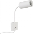 Applique murale PUNTO avec port USB 1xGU10/9W/230V blanche