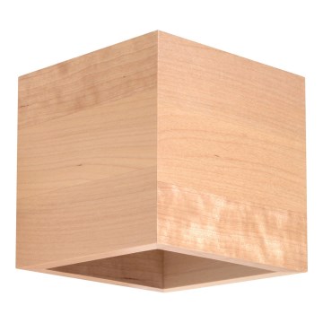 Applique murale QUAD 1xG9/40W/230V Bouleau/hêtre