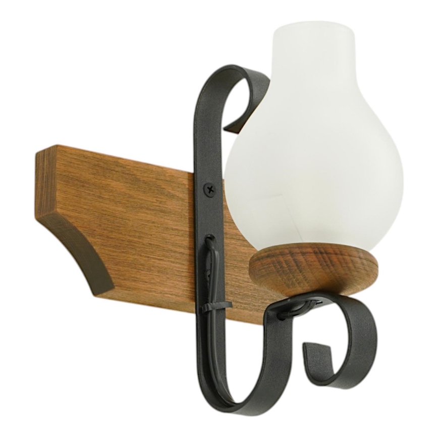 Applique murale QUEEN 1xE14/40W/230V hêtre