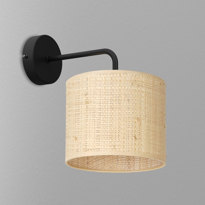 Applique murale RATTAN 1xE27/60W/230V rotin