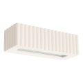 Applique murale RIGATA 1xE27/15W/230V céramique/crème