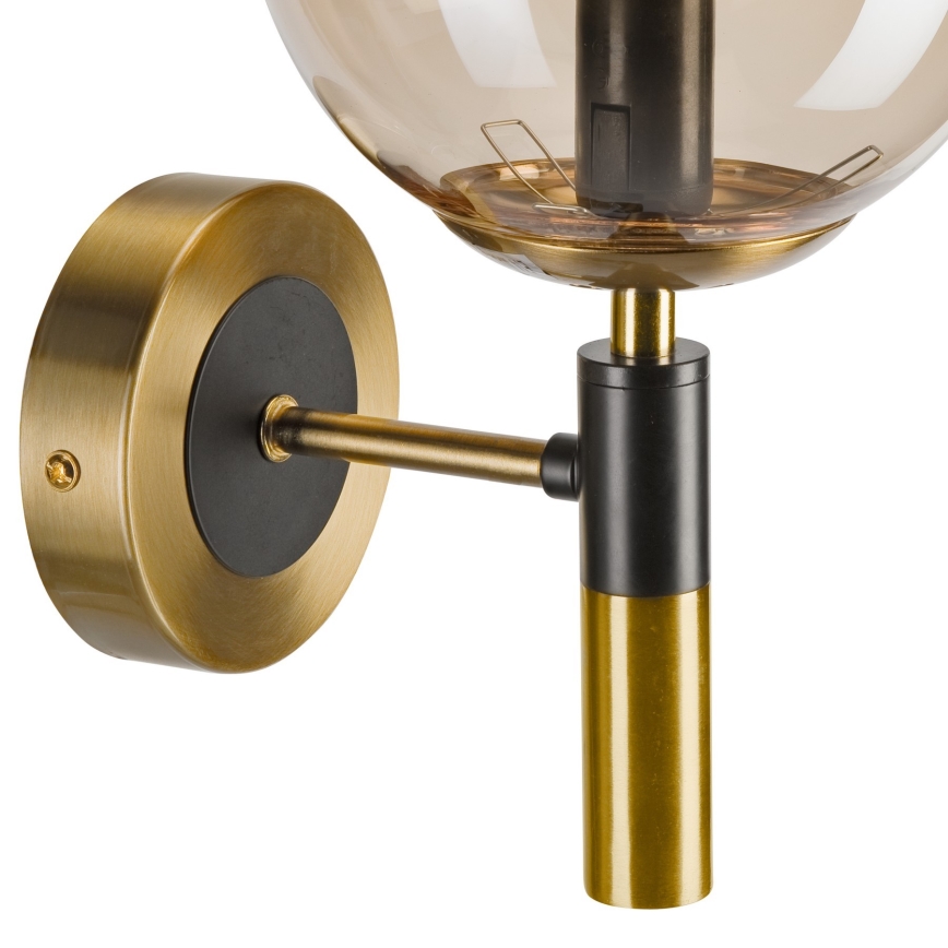 Applique murale ROLLO 1xE14/5W/230V doré/fumé beige