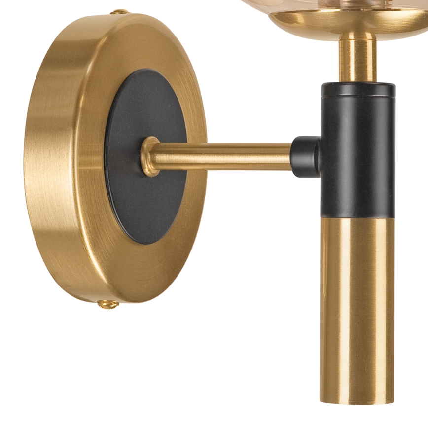 Applique murale ROLLO 1xG9/5W/230V doré/fumé beige