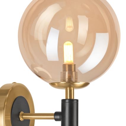 Applique murale ROLLO 1xG9/5W/230V doré/fumé beige
