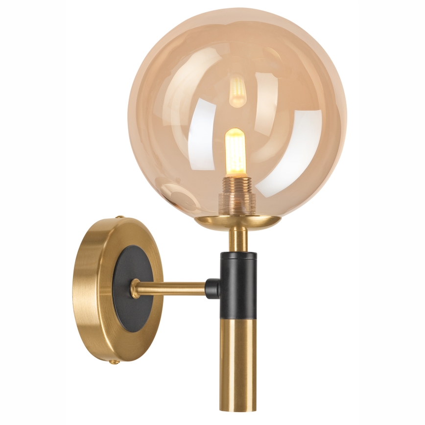 Applique murale ROLLO 1xG9/5W/230V doré/fumé beige
