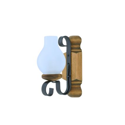 Applique murale RUSTIC 1xE14/40W/230V hêtre - FSC certifié