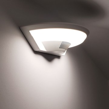 Applique murale salle de bain avec détecteur SAMSUNG CHIP LED/10W/230V 4000K IP54 blanc