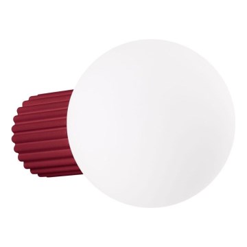 Applique murale salle de bain HALO 1xG9/8W/230V d. 12 cm IP44 rouge