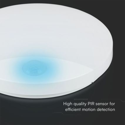 Applique murale salle de bain avec détecteur SAMSUNG CHIP LED/15W/230V 3000/4000/6000K IP44 blanc