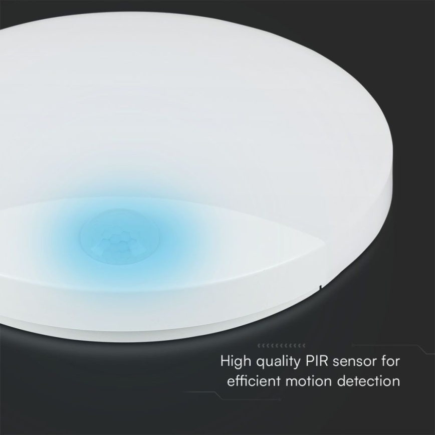 Applique murale salle de bain avec détecteur SAMSUNG CHIP LED/15W/230V 3000/4000/6000K IP44 blanc