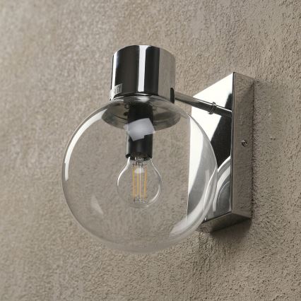 Applique murale SFERIO 1xE14/5W/230V chrome brillant/transparent