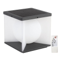 Applique murale solaire à intensité variable LED/3W/3,7V IP65 3000K 2600 mAh + Télécommande