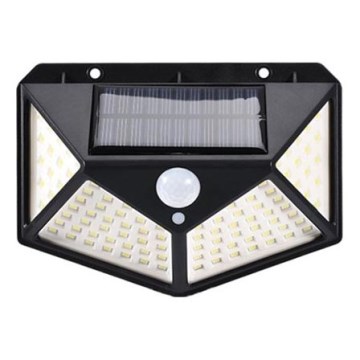Applique murale solaire avec détecteur LED/1W/3,7V 6500K IP44