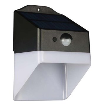 Applique murale solaire avec détecteur LED/2W/3,7V 4000K IP65