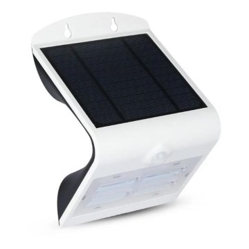 Applique murale solaire avec détecteur LED/3W/3,7V 3000/4000K IP65 2000 mAh blanc