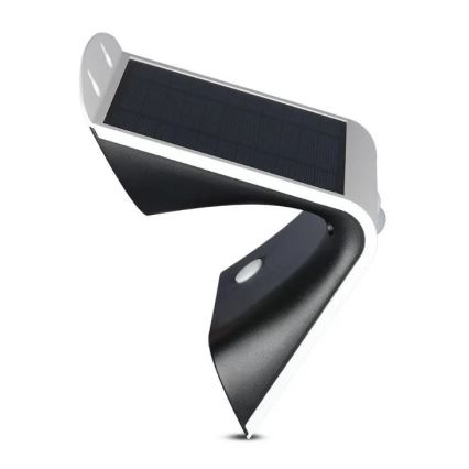 Applique murale solaire avec détecteur LED/3W/3,7V 3000/4000K IP65 2000 mAh blanc