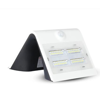 Applique murale solaire avec détecteur LED/3W/3,7V 3000/4000K IP65 2000 mAh blanc