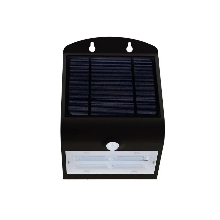Applique murale solaire avec détecteur LED/3W/3,7V 3000/4000K IP65 noir