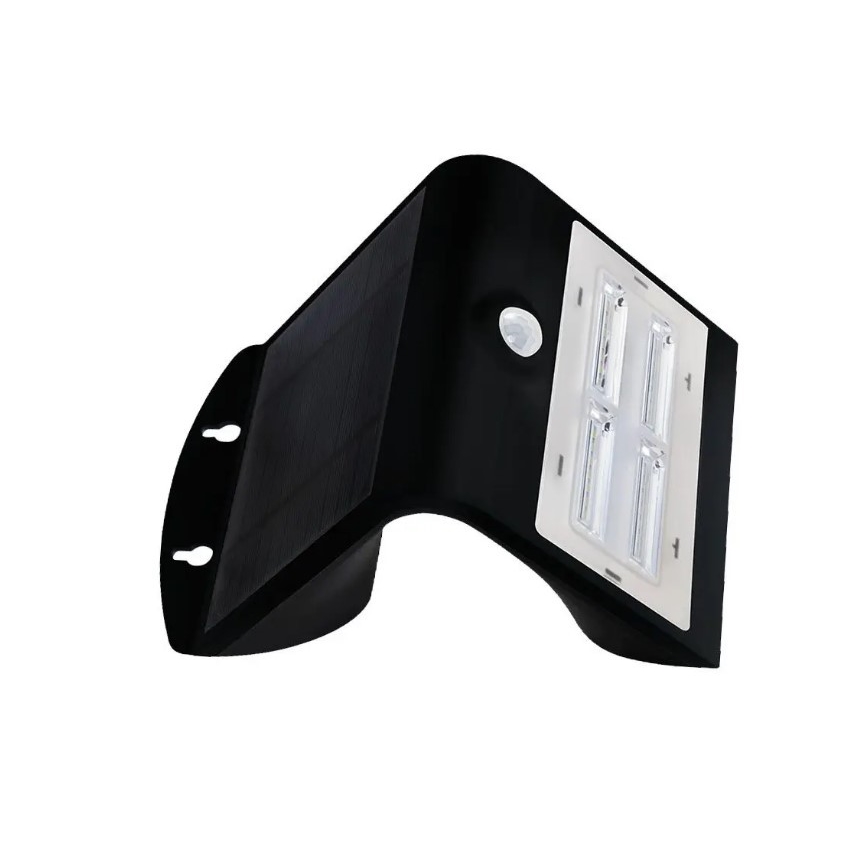 Applique murale solaire avec détecteur LED/3W/3,7V 3000/4000K IP65 noir