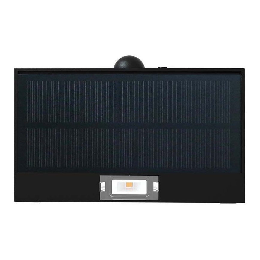 Applique murale solaire avec détecteur LED/3W/3,7V 3000K/4000K IP65 1200 mAh noir