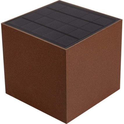 Applique murale solaire avec détecteur LED/9W/3,7V IP65 4000K marron