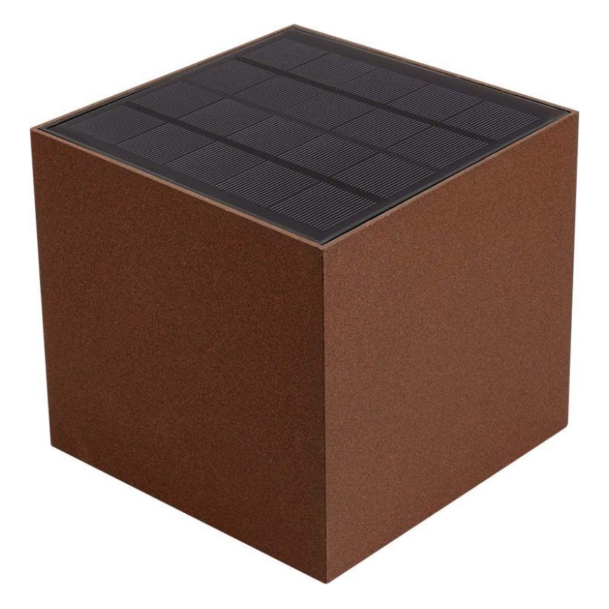 Applique murale solaire avec détecteur LED/9W/3,7V IP65 4000K marron