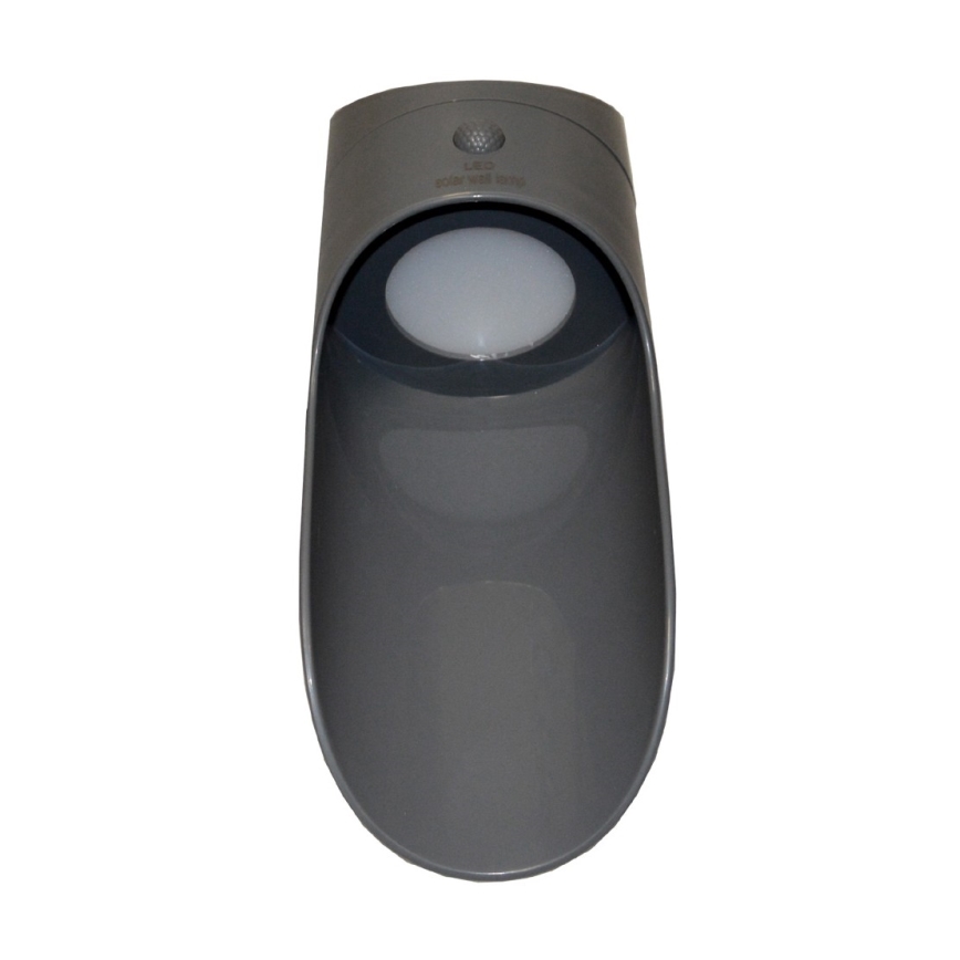 Applique murale solaire avec détecteur PALESA LED/1W/3,7V IP65 1800 mAh gris