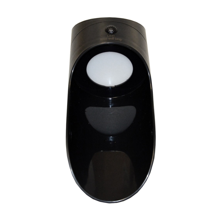 Applique murale solaire avec détecteur PALESA LED/1W/3,7V IP65 1800 mAh noir