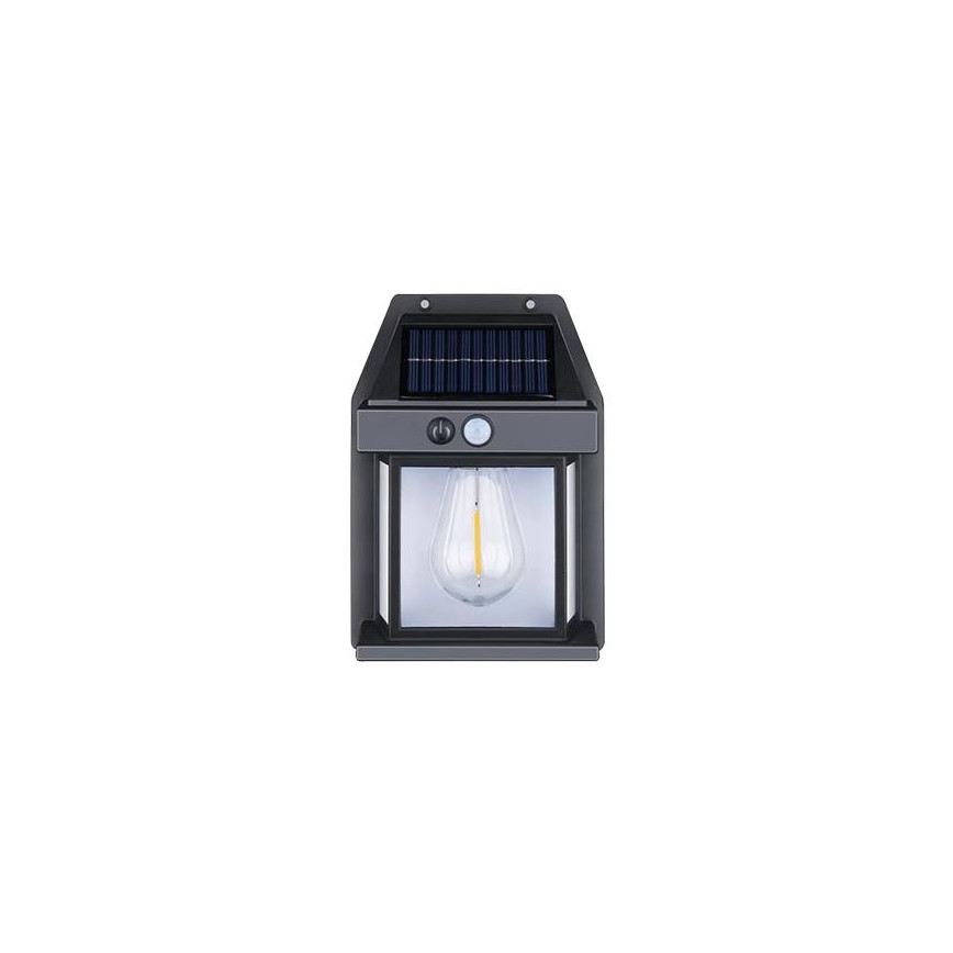 Applique murale solaire extérieur avec détecteur LED/1W/230V 1200 mAh IP65