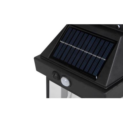 Applique murale solaire extérieur avec détecteur LED/1W/230V 1200 mAh IP65