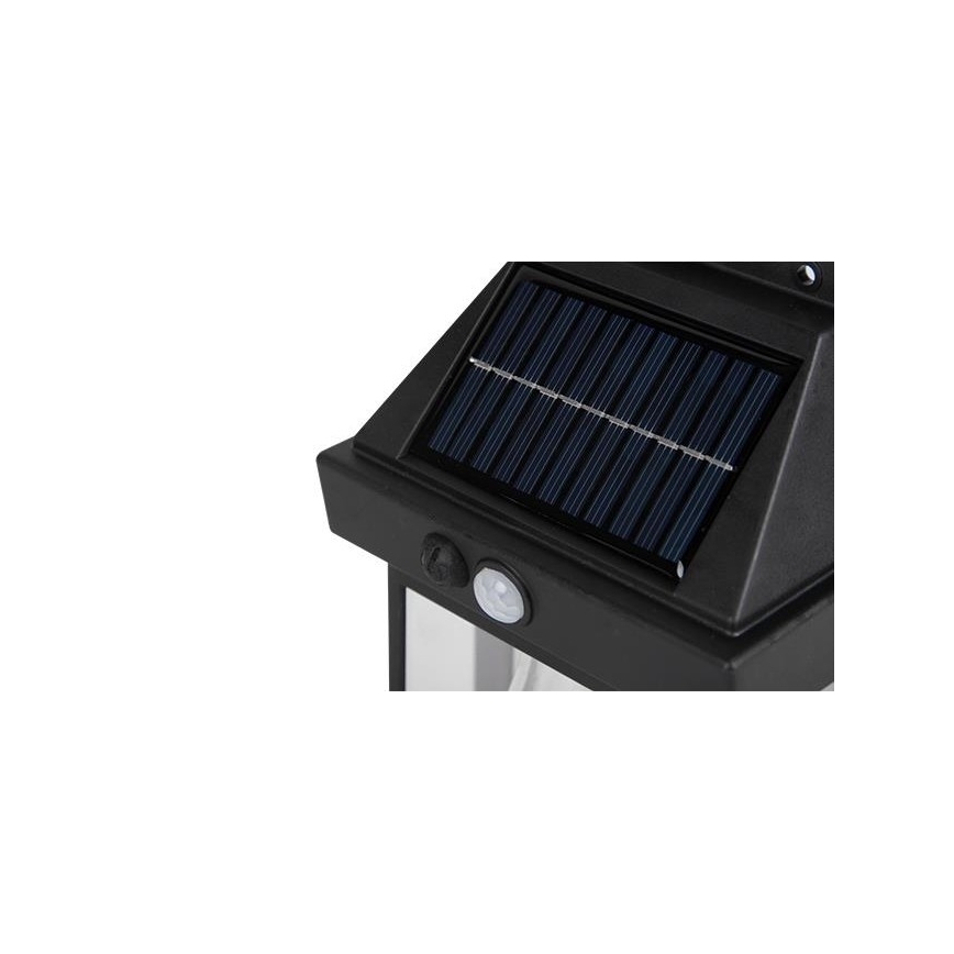 Applique murale solaire extérieur avec détecteur LED/1W/230V 1200 mAh IP65