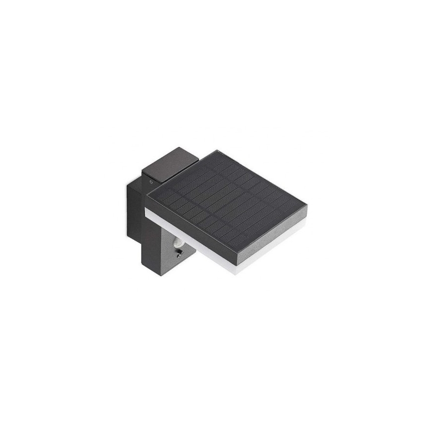 Applique murale solaire extérieure avec détecteur LED/5,5W/3,7V 3000K IP54
