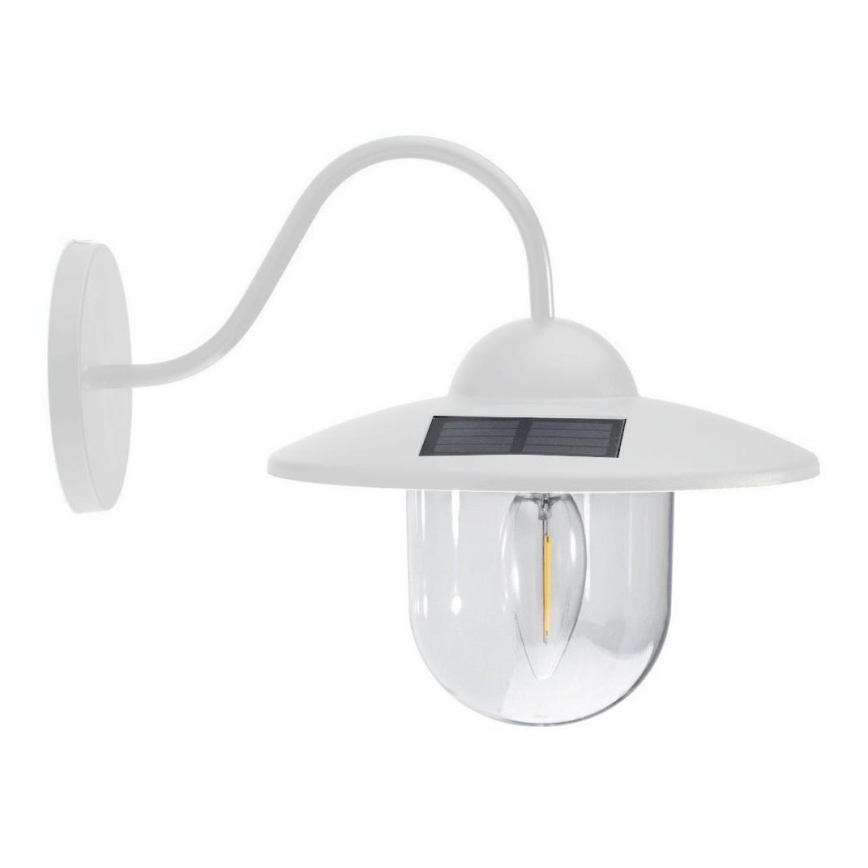 Applique murale solaire LED/0,5W/1,2V IP44 blanc