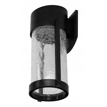 Applique murale solaire LED/3,7V 300 mAh IP44 noire