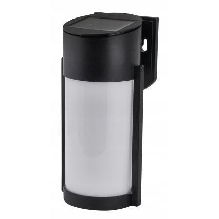 Applique murale solaire LED/3,7V 300 mAh IP44 noire