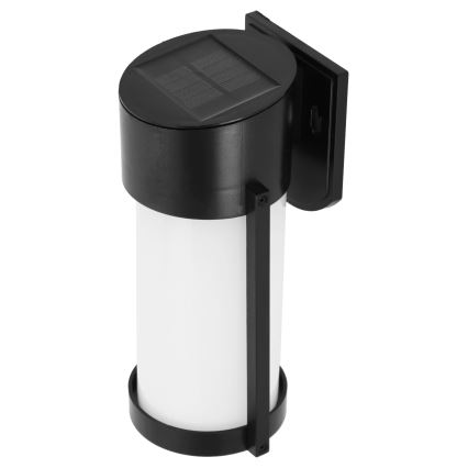 Applique murale solaire LED/3,7V 300 mAh IP44 noire