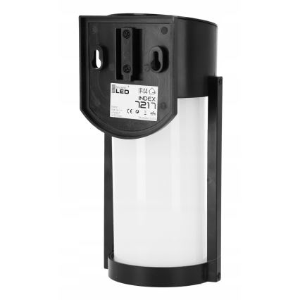 Applique murale solaire LED/3,7V 300 mAh IP44 noire