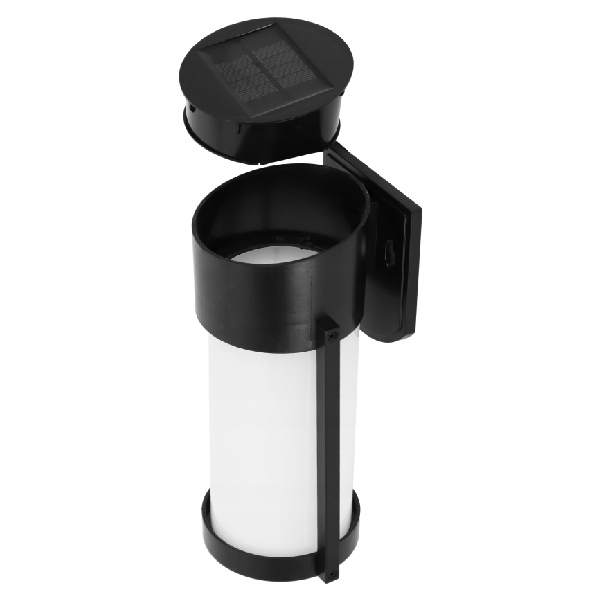 Applique murale solaire LED/3,7V 300 mAh IP44 noire