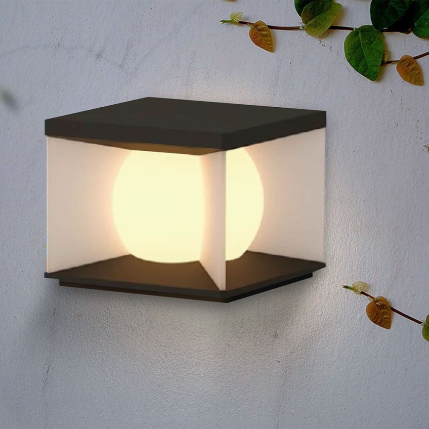 Applique murale solaire LED/3W/3,7V IP65 3000K à intensité variable + télécommande